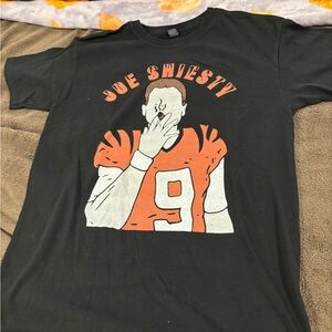 Black Graphic Joe Burrow T-Shirt